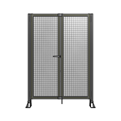 SINGLE PANEL, DOUBLE DOOR-FRAME W/O HEADER-HANDLE ON LEFT 1700MM X 1200MM  1" MESH, AS A KIT