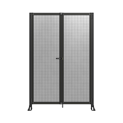 SINGLE PANEL, DOUBLE DOOR-FRAME W/O HEADER-HANDLE ON LEFT 2400MM X 1600MM  1" MESH, AS A KIT