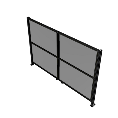 J8-2135-3200-0150-UYPTK DOUBLE PANEL, DOUBLE DOOR-FRAME W/O HEADER-HANDLE RIGHT 2135MM X 3200MM  1/4" POLYCARB, AS A KIT