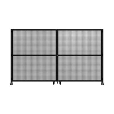 J8-2400-4000-0150-TYMTK DOUBLE PANEL, DOUBLE DOOR-FRAME W/O HEADER-HANDLE ON LEFT 2400MM X 4000MM 1" MESH, AS A KIT