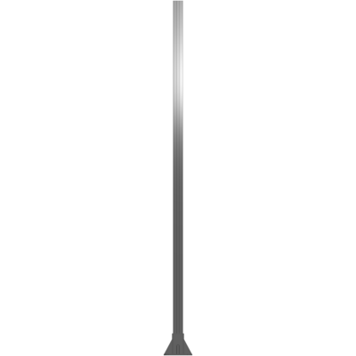 K1-1700-ZFA VERTICAL POST-4 SIDED FOOT, YELLOW INSERT, NO END CAP 45 MM X 45 MM X 1700 MM TALL, FULLY ASSEMBLED
