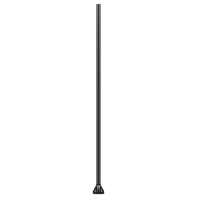 VERTICAL POST-4 SIDED FOOT, YELLOW INSERT, NO END CAP 45 MM X 45 MM X 2400 MM TALL, FULLY ASSEMBLED