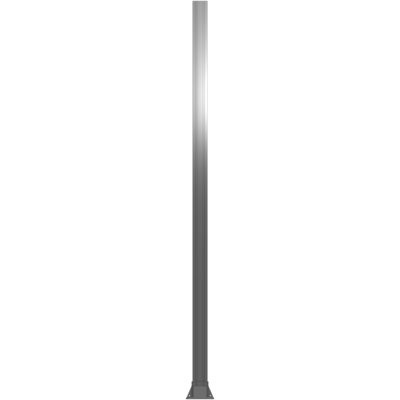 K3-2400-ZFA VERTICAL POST-4 SIDED FOOT, YELLOW INSERT, NO END CAP 90 MM X 90 MM X 2400 MM TALL, FULLY ASSEMBLED
