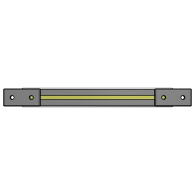 L1-0355-YTA 355MM LONG HALF STRAP, MOUNTS HORIZONTAL ON 450MM WIDE SINGLE WALL SECTIONS