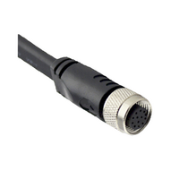 1390902 REER FEMALE CONNECTOR CABLE, 10M,M12 12-POLE STRAIGHT CONNECTOR(CS12D10)