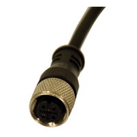 1330856 REER FEMALE CONNECTOR CABLE (SHIELDED), 10M,M12 5-POLE STRAIGHT CONNECTOR(CD10 SB)