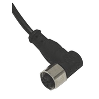 1360983 REER MALE CONNECTOR CABLE, 5M,M12 5-POLE ANGLED (90°) CONNECTOR(CJ95)