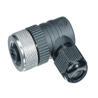 1360982 REER MALEM12 5-POLE ANGLED (90°) CONNECTOR, PG9 CABLE GLAND(CJM9)