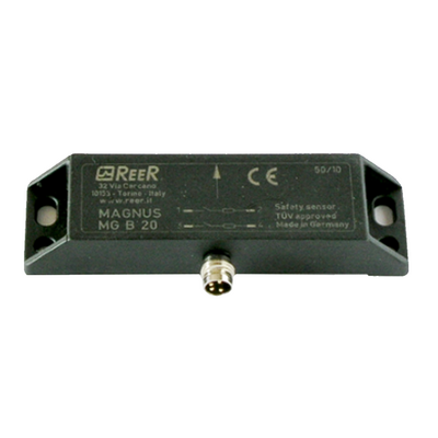 REER MAGNETIC SAFETY SWITCH, SENSOR ONLY, 2 NO SENSORS, M8 CONNECTOR, INTERAXIS 78 MM(MG B 20)