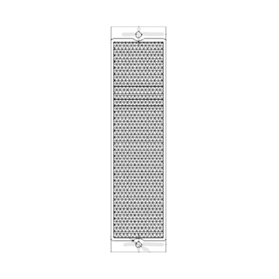 REER RETRO-REFLECTOR FOR TRANSCEIVER(TRX) PHOTOCELLS, 30 X 100 MM(C3F10)