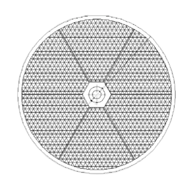 REER RETRO-REFLECTOR FOR TRANSCEIVER (TRX) PHOTOCELLS, DIAMETER 80 MM(CD8)