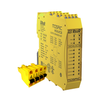 REER OUTPUTS EXPANSION, 4 SINGLE OSSD(SIL 3)HIGH CURRENT(2A PER CHANNEL) CLAMP TERM BLOCK(MO4LHCS8C)