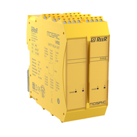 1100049 REER SAFETY RELAY EXPANSION UNIT, 8 SAFETY RELAYS (8 NO + 4 NC CONTACTS), SCREW TERMINAL BLOCKS(MR8)