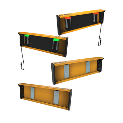 REER MUTING BRACKETS, 4 MTRX SENSORS, T-LOGIC, PARALLEL BEAMS, LENGTH: 910MM(MZ T4P TRX)