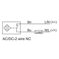 FI15-ZG30-CP6L ELCO S.S. THREADED CYLINDRICAL INDUCTIVE SENSOR M30, SWITCHING DISTANCE 15 MM, FLUSH, IP68, -40 TO 85 DEG C, PNP NC, CABLE PUR 2 M