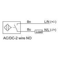 NI22-ZG30-CP6L ELCO S.S. THREADED CYLINDRICAL INDUCTIVE SENSOR M30, SWITCHING DISTANCE 22 MM, NON-FLUSH, IP68, -40 TO 85 DEG C, PNP NC, CABLE PUR 2 M