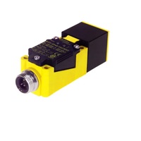 TURCK INDUCTIVE LIMIT SWITCH RECTANGLER SENSOR<BR>15MM RANGE 40MM PLAS NO 10-65VDC 4 PIN M12