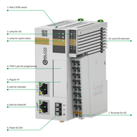 LOGIC X3-032P301 ELCO MOTION CONTROLLER X3 SERIES, RJ45 ETHERNET, SUPPORT MODBUSTCP, OPCUA, SOCKET COM, ETHERCAT MASTER, RS-232+RS-485, 8DI (4HDI)+8DO (NPN)