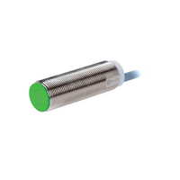ELCO THREADED CYLINDRICAL INDUCTIVE SENSOR M18, SWITCHING DISTANCE 8 MM, FLUSH, IP68, -30 TO 85 DEG C, 2-WIRE AC/DC, CABLE 2 M