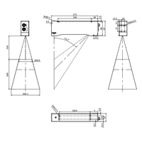 LVM2495 ELCO 3D SENSOR LVM24 SERIES, INT CPU, UP TO 8 SENSORS W/ C800, RANGE 550 - 1249MM, FOV 308.9 - 666.1MM, ENC TRIG/2DO/RS485, PROFINET/ModbusTCP