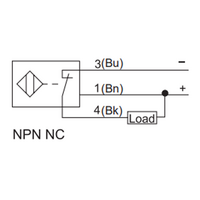 FI8-G18-OA41L ELCO THREADED CYLINDRICAL INDUCTIVE SENSOR M18, SWITCHING DISTANCE 8 MM, FLUSH, IP68, -30 TO 85 DEG C, 2-WIRE AC/DC, CABLE 2 M