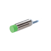 ELCO THREADED CYLINDRICAL INDUCTIVE SENSOR M18, SWITCHING DISTANCE 12 MM, NON-FLUSH, IP68, -30 TO 85 DEG C, 2-WIRE AC/DC, CABLE 2 M