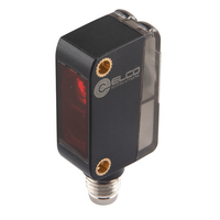 ELCO PHOTOELECT SENSOR, OS10S-SERIES, OPPOSED, RECEIVER, RED BEAM, OR:10 M, NPN, LO/DO, 10TO30VDC, -20TO60 DEG C, SW FRQ:800HZ, 0.3 M+M12 4-PIN