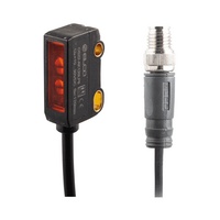 ELCO PHOTOELECT SENSOR, OS22-SERIES, OPPOSED, RECEIVER, RED BEAM, OR:1 M, NPN, DO, 10TO30VDC, -10TO50 DEG C, SW FRQ:800HZ, 0.3 M CABLE+M12 4-PIN