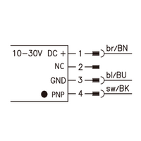 OS4-EDP6-0.3-Q8.3 ELCO PHOTOELECT SENSOR, OS4-SERIES, FRONT-OPPOSED, RECEIVER, RED BEAM, OR:1 M, PNP, DO, 10TO30VDC, -10TO55 DEG C, SW FRQ:800HZ, 0.3 M CABLE+M8 3-PIN