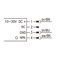 OS4-ELN6-0.3-Q8 ELCO PHOTOELECT SENSOR, OS4-SERIES, FRONT-OPPOSED, RECEIVER, RED BEAM, OR:1 M, NPN, LO, 10TO30VDC, -10TO55 DEG C, SW FRQ:800HZ, 0.3 M CABLE+M8 4-PIN