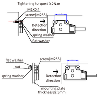 OS4-SS6 ELCO PHOTOELECT SENSORS, OS4-SERIES, FRONT-OPPOSED, EMITTER, POINT LIGHT, OR:1 M, 10TO30VDC, -10TO55 DEG C, CABLE 2M