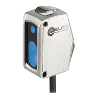 ELCO DISTANCE SENSOR(TRI), OSM40-SERIES, RED LASER, OR:110-1000MM, RES: 1MM, NPN/PNP, RS-485, 10-30VDC,  2M CABLE