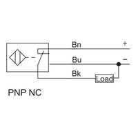 FI15-G30-OP6L ELCO THREADED CYLINDRICAL INDUCTIVE SENSOR M30, SWITCHING DISTANCE 15 MM, FLUSH, IP68, -30 TO 85 DEG C, PNP NO, CABLE 2 M