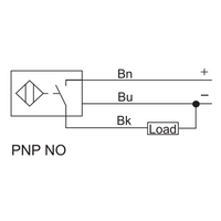 FI8-G18-CD6L ELCO THREADED CYLINDRICAL INDUCTIVE SENSOR M18, SWITCHING DISTANCE 8 MM, FLUSH, IP68, -30 TO 85 DEG C, 2-WIRE DC, CABLE 2 M