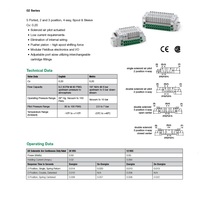 020BB600MP00061 NUMATICS/AVENTICS SOL-PILOT VALVE<BR>2002 SERIES 4/3 BLOCKED CTR 24VDC