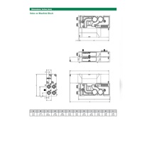 052BB5Z2ML00061 NUMATICS/AVENTICS SOL-PILOT VALVE/MANIFOLD<BR>2005 SERIES 4/3 OPEN CTR 24VDC 1/4" TUBE, DZB