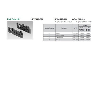 127-103 NUMATICS/AVENTICS MANIFOLD PART<BR>MK8 SERIES REPLACEMENT MT SCREW