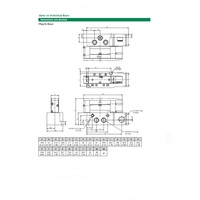 8503AA3A3MA0020 NUMATICS/AVENTICS VALVE BASE<BR>503 SERIES 3/8" NPT SIDE PORTS (3A)