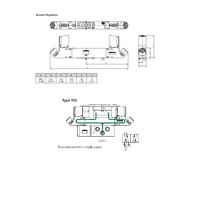 R503ARD11J16P20 NUMATICS/AVENTICS SANDWICH REGULATOR<BR>503 SERIES DUAL PR 10-130PSI, (B)JMP PL (ISO 15407-2)