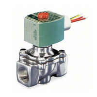 ASCO ALUMINUM PROCESS SOLENOID VALVE 8215 SERIES 2/2 NC SPR RTN 110VAC, 21CV, 1" NPT, CSA CERT