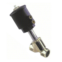 ASCO BRONZE ANGLE VALVE 8290 SERIES ANGLED PISTON VALVE, BRONZE BODY, 1 1/2" NPT, 45CV