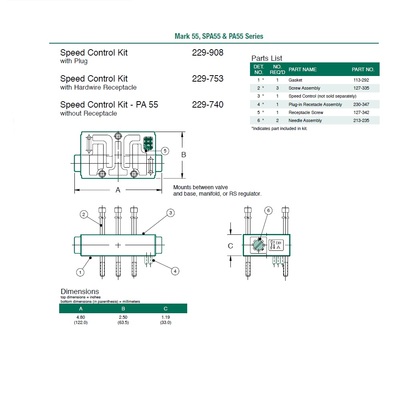127-335 NUMATICS/AVENTICS VALVE PART<BR>MK55 SERIES SCREW FOR S.C.