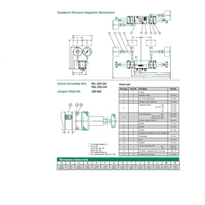 127-144 NUMATICS/AVENTICS SANDWICH REGULATOR PART<BR>MK8 SERIES SCREW