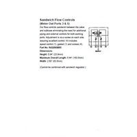 R432008895 NUMATICS/AVENTICS SANDWICH SPEED CONTROL<BR>ISO3 5599/1